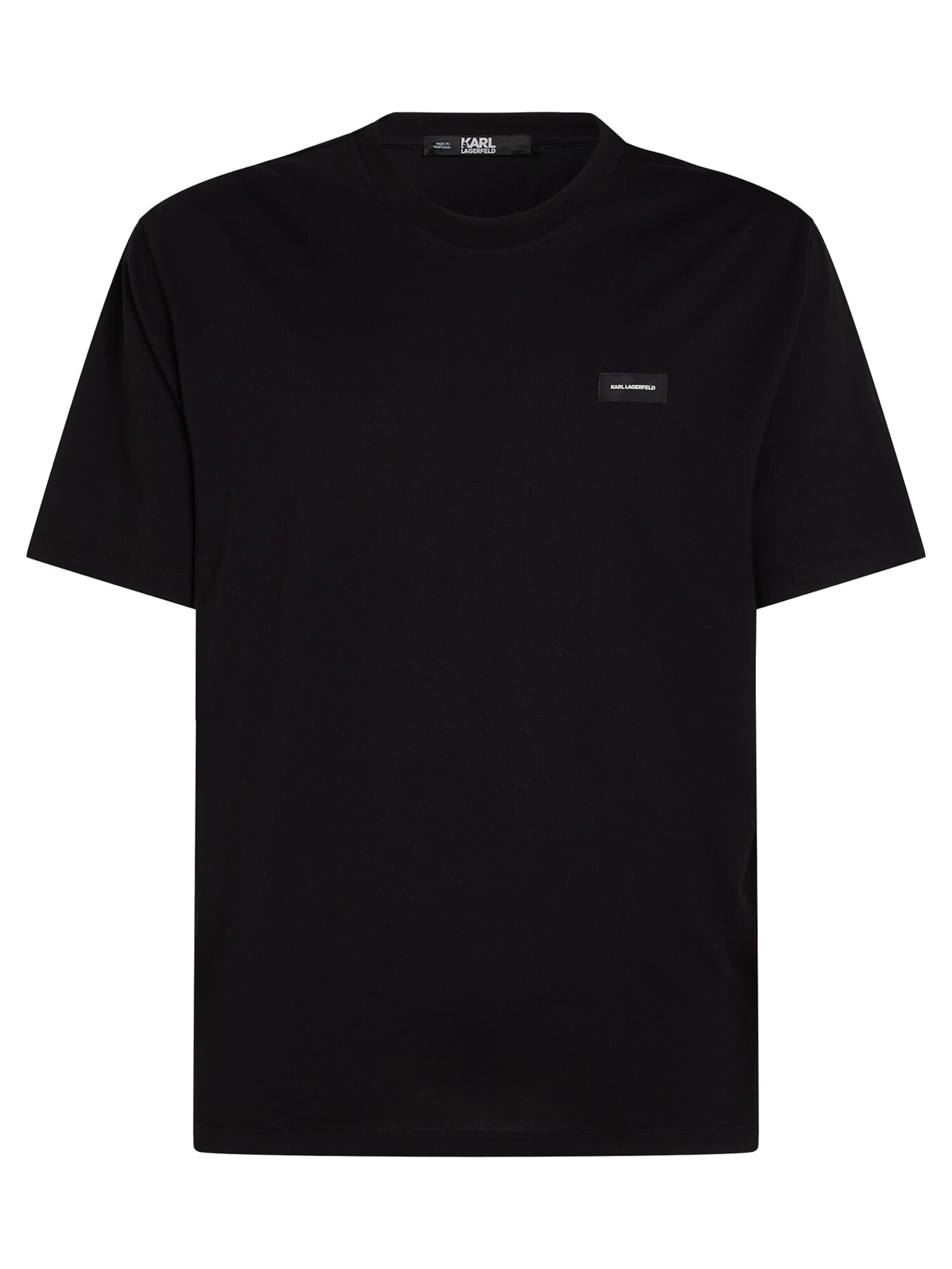 Tricou de la Karl Lagerfeld pe negru: față