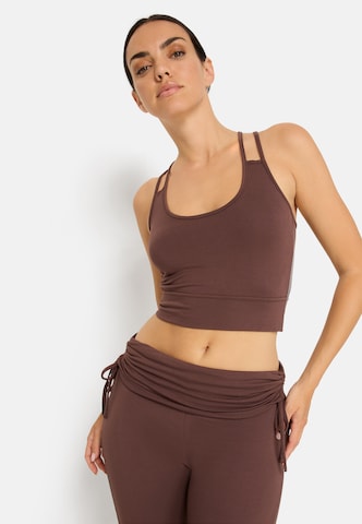LSCN by LASCANA Top in Bruin: voorkant
