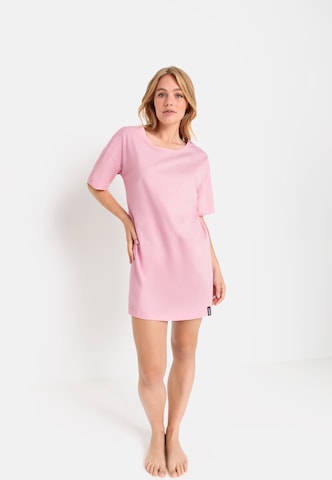 Camicia da notte di LSCN by LASCANA in rosa