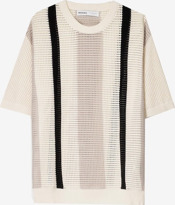 Bershka Shirt in Beige: front