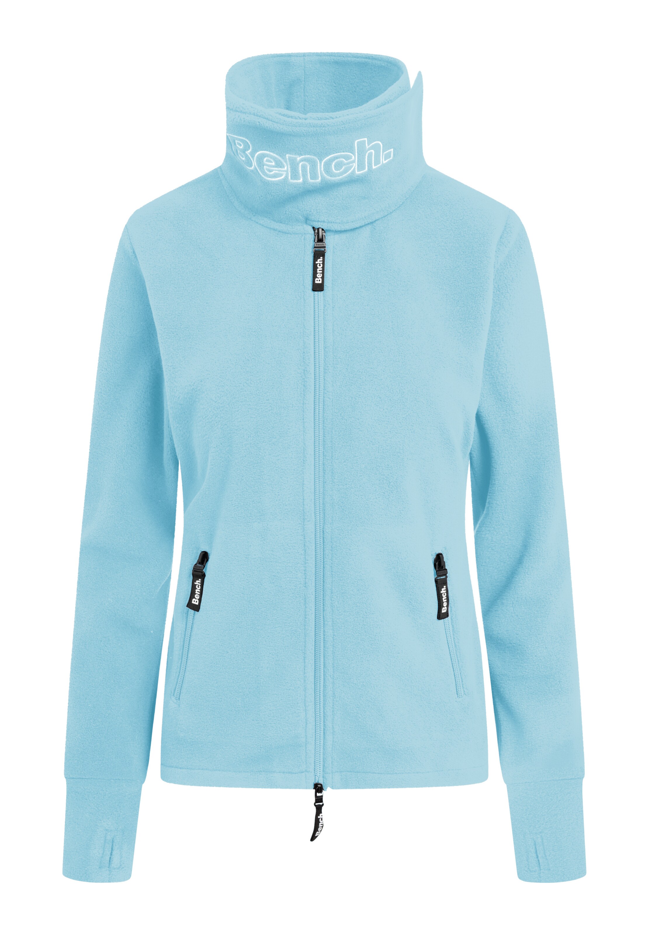 BENCH Fleecejacke in Blau: Vorderseite