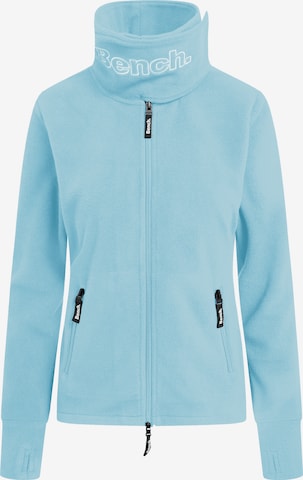 BENCH Fleecejacke in Blau: Vorderseite