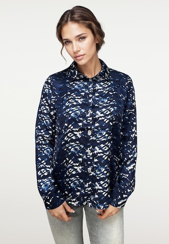 Frieda & Freddies NY Blouse in Blue: front