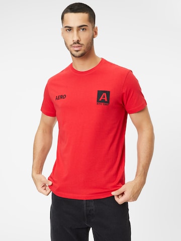 AÉROPOSTALE Shirt in Red: front