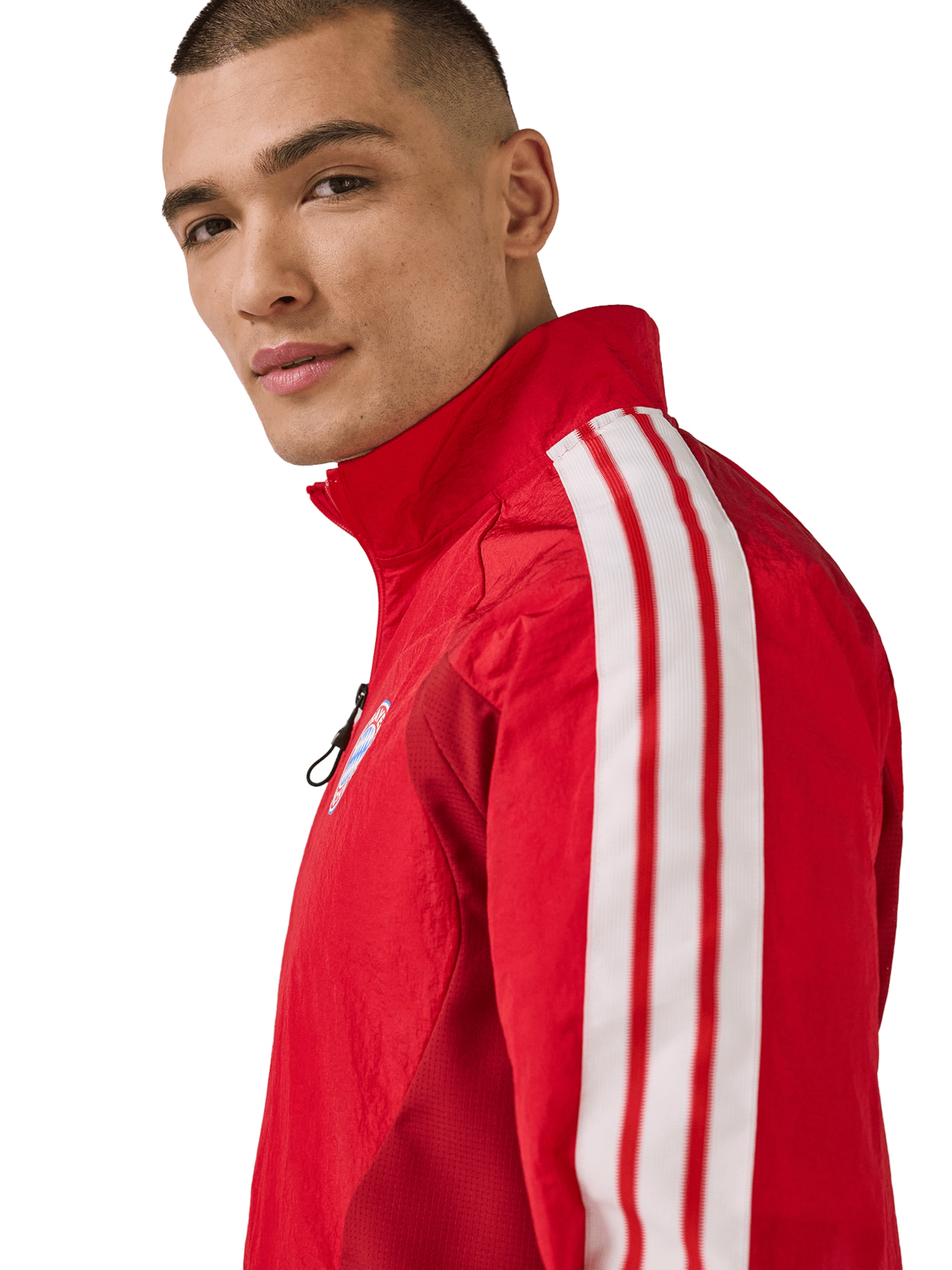 ADIDAS PERFORMANCE Athletic Jacket in Red
