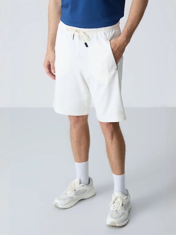 Wide Leg Pantalon Tommy Life en blanc