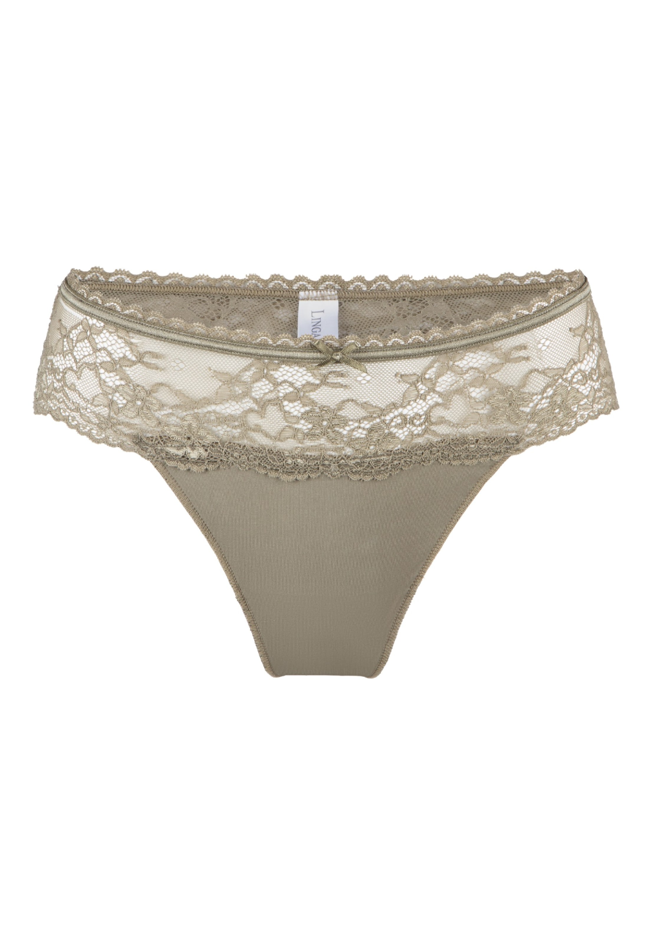 LingaDore String in Groen: voorkant