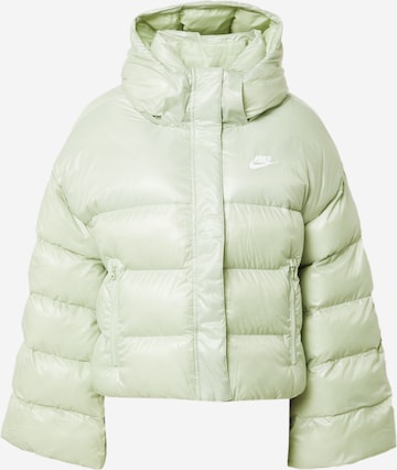 Nike Sportswear Winter jacket in Green: front