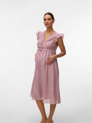 Robe 'MLNinna' MAMALICIOUS en rose : devant