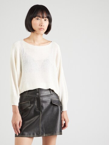 Hailys Pullover 'Ni44la' in Beige: Vorderseite