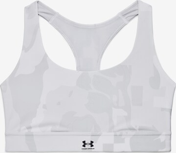 UNDER ARMOUR Bustier Sport bh in Wit: voorkant