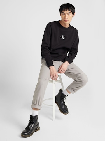 Calvin Klein Jeans Sweatshirt in Schwarz