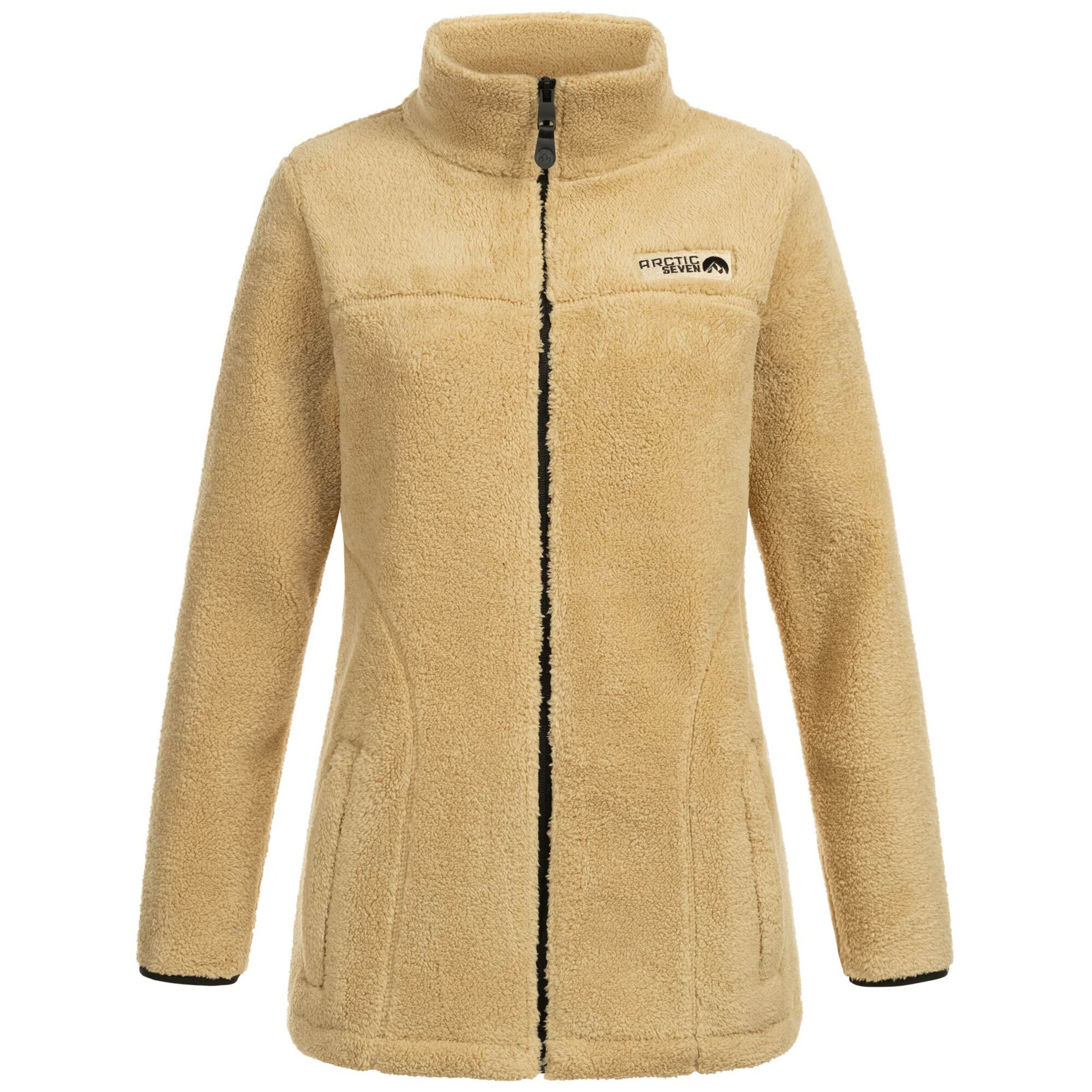 Arctic Seven Fleece jacket 'Sherpa' in Beige