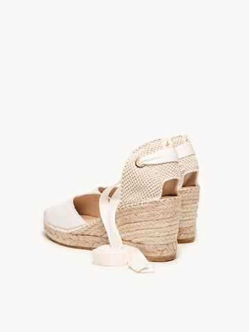 Alhamas - Sandalias 'Alpargata Cuña 7 cm' en blanco
