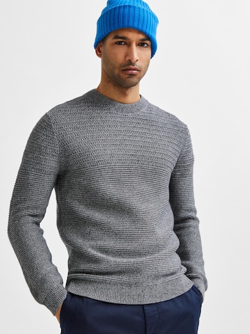 SELECTED HOMME Pullover 'Conrad' in Grau