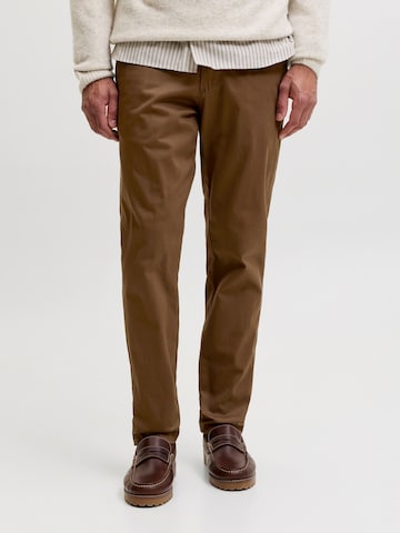 Slimfit Pantaloni eleganți 'JJIMarco JJBowie' de la JACK & JONES pe maro: față