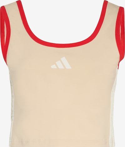 ADIDAS SPORTSWEAR Sportski top 'Stadium' u bež / crvena / bijela, Pregled proizvoda