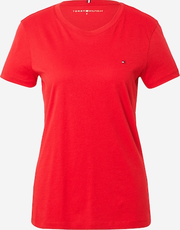 T-shirt TOMMY HILFIGER en rouge : devant