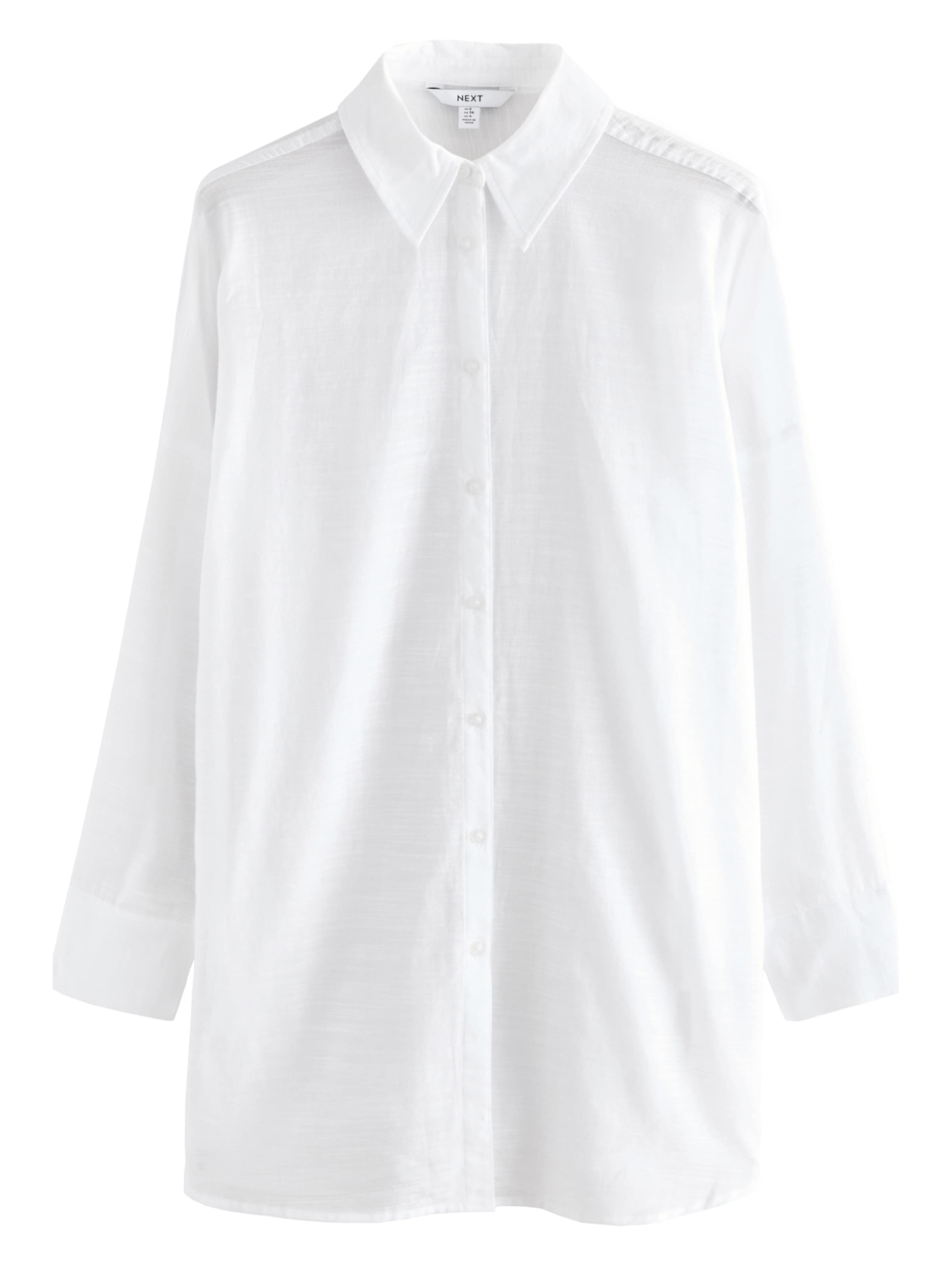 Rochie de plaja de la Next pe alb: față