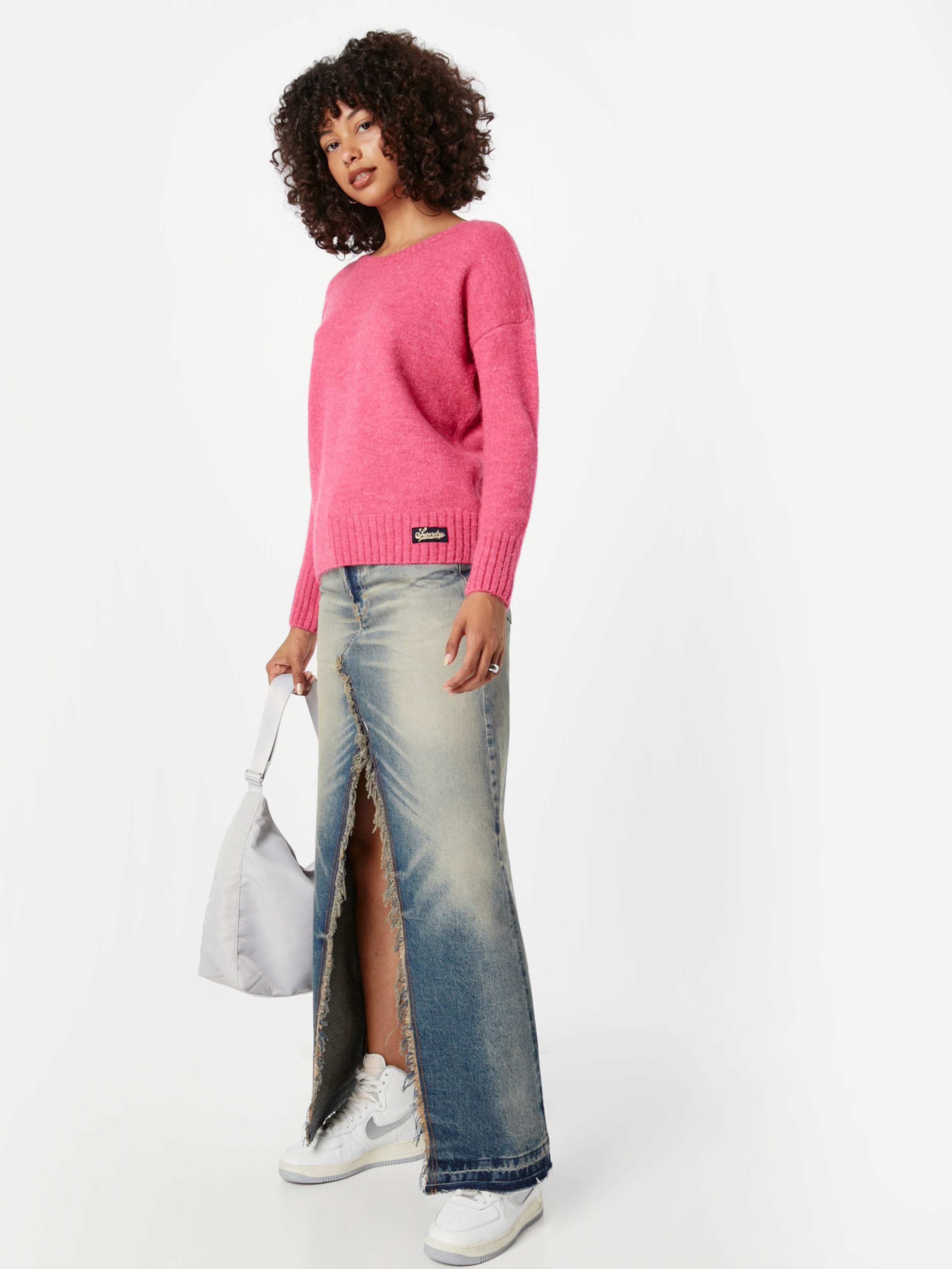 Superdry trui roze sale