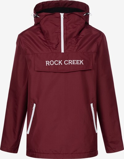 Rock Creek Jacke in weinrot / weiß, Produktansicht