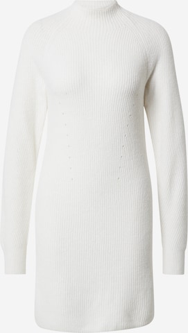 Abercrombie & Fitch Knit dress in White: front