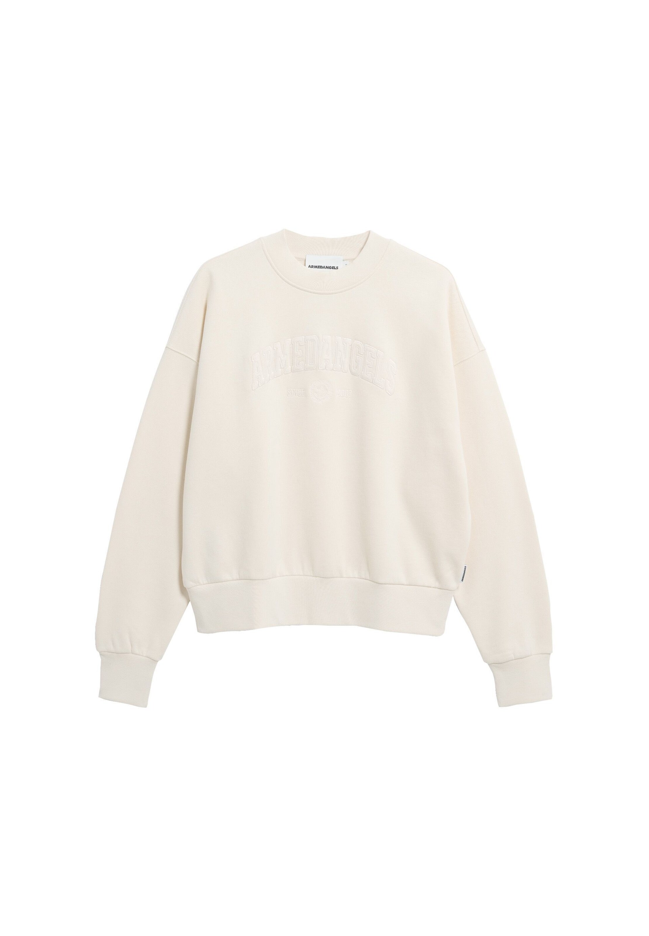 ARMEDANGELS Sweatshirt ALIZAA COLLEGE in Beige: Vorderseite