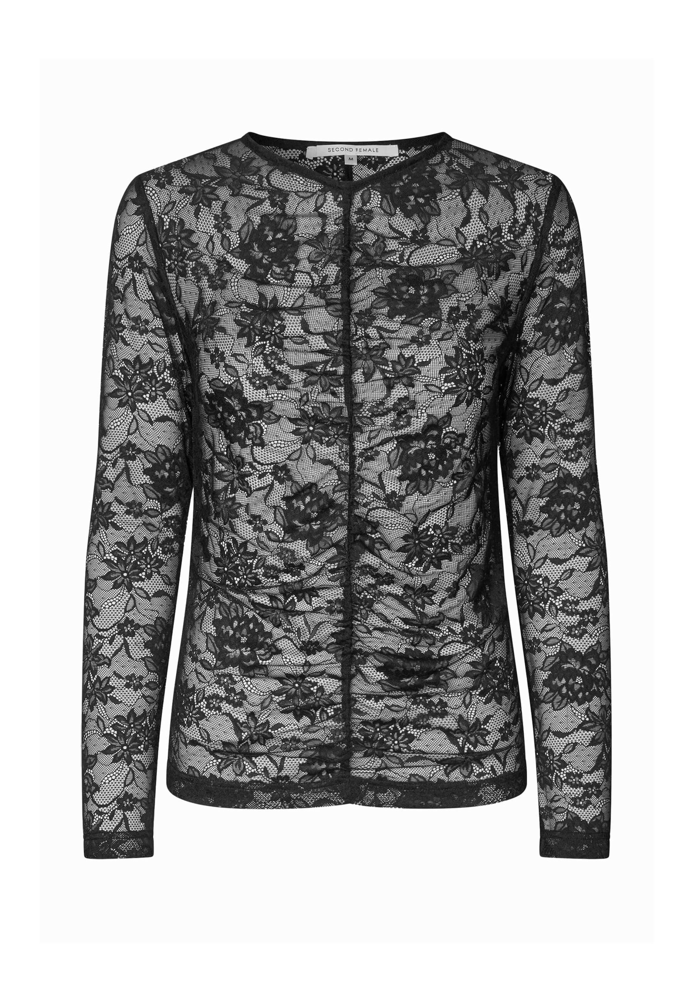 SECOND FEMALE Shirt in Schwarz: Vorderseite