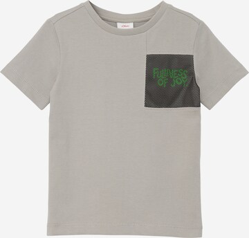 T-Shirt s.Oliver en gris : devant