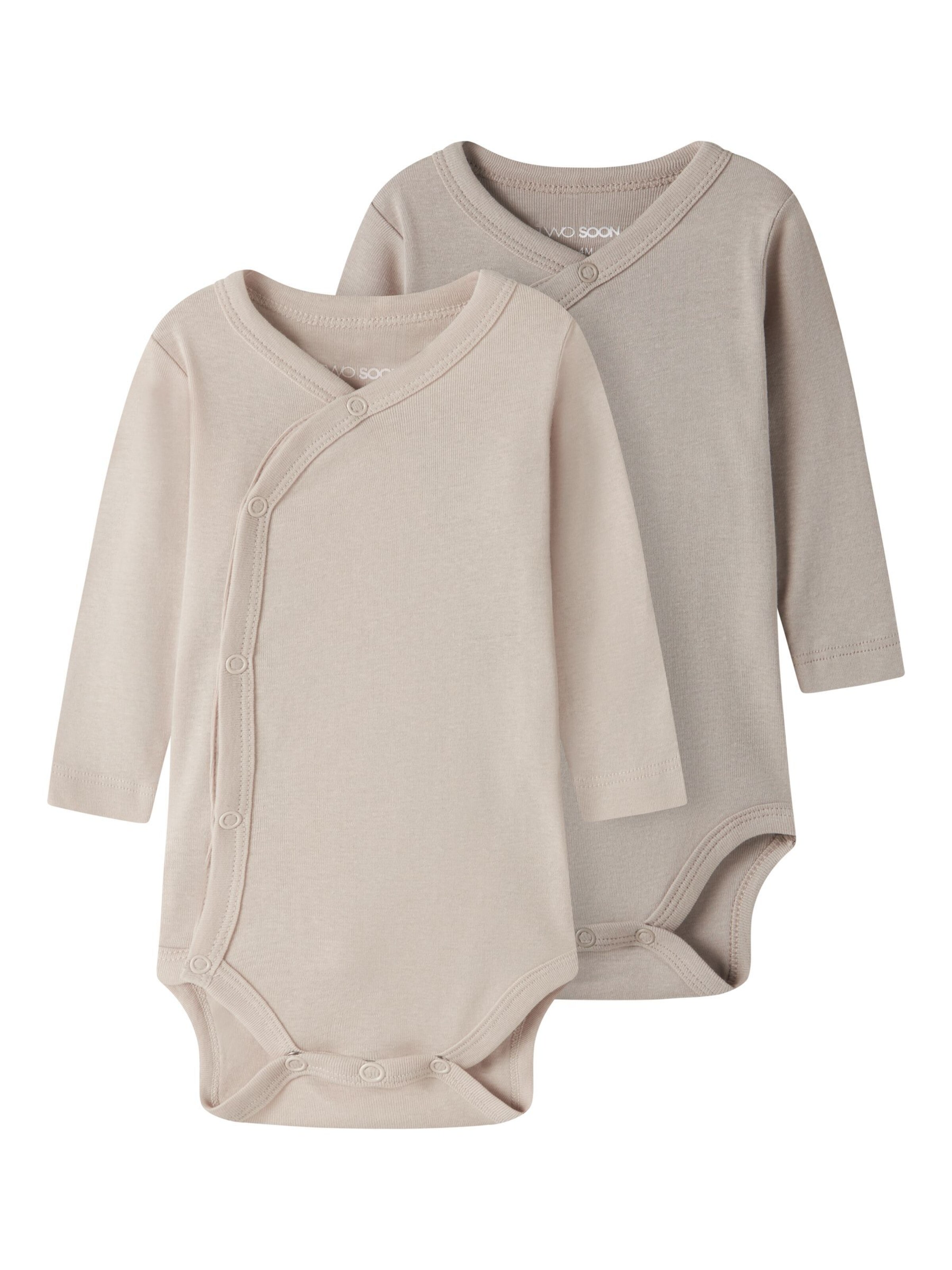 Tutina / body per bambino di TWO SOON in marrone: frontale