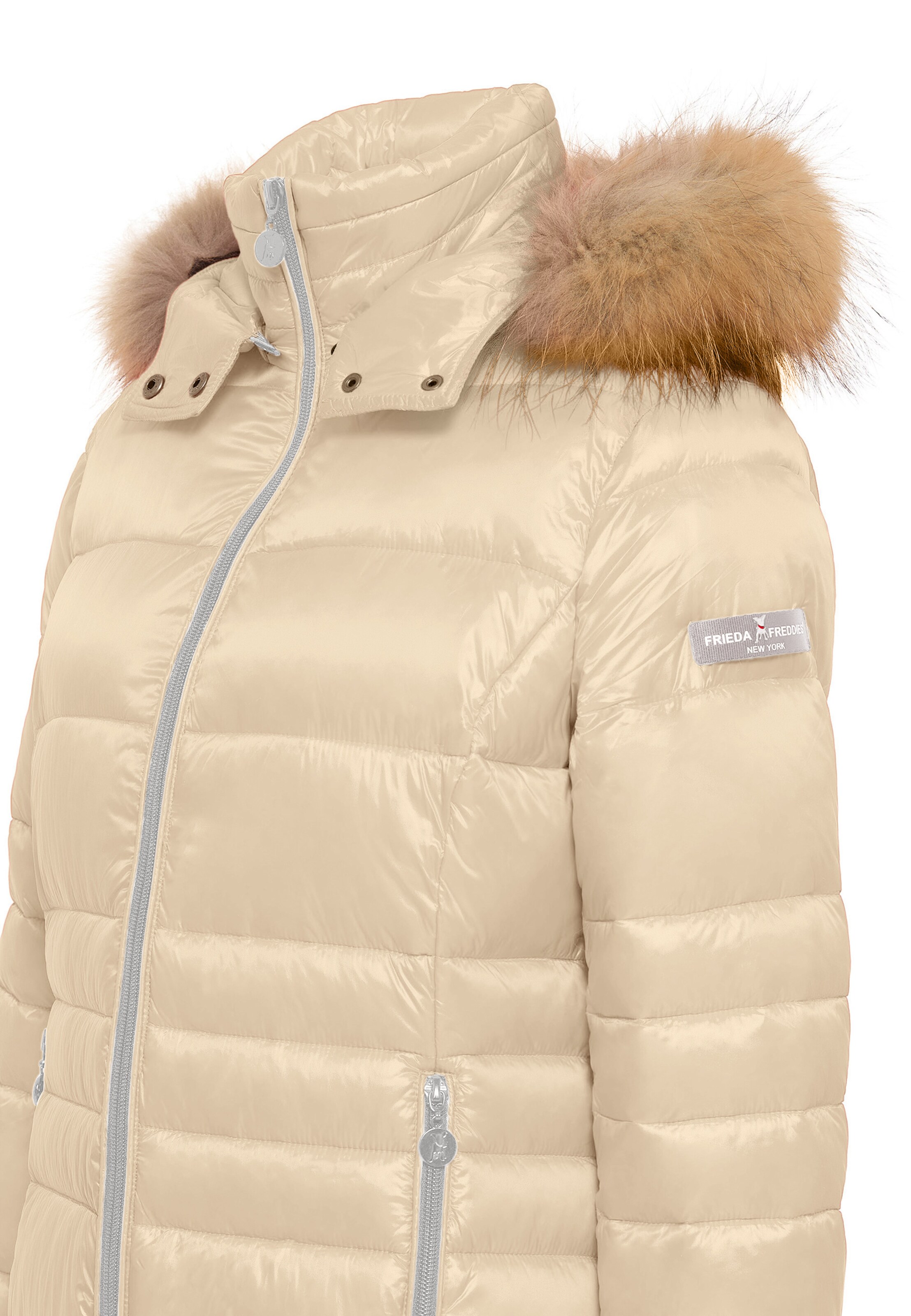 Frieda & Freddies NY Winter Coat 'Dalia2' in White