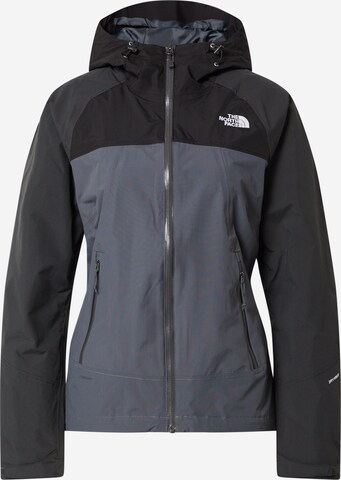 THE NORTH FACE Outdoorjas 'STRATOS' in Grijs: voorkant