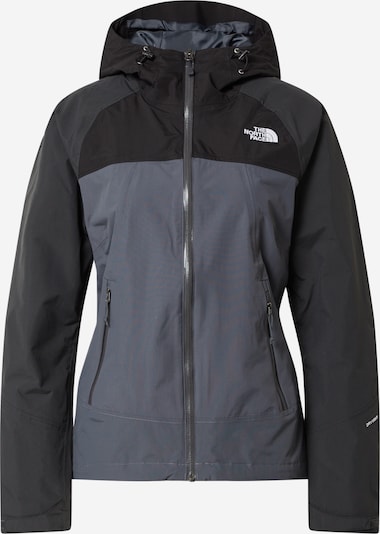 THE NORTH FACE Outdoor Jacket 'STRATOS' in Grey / Anthracite / Black, Item view