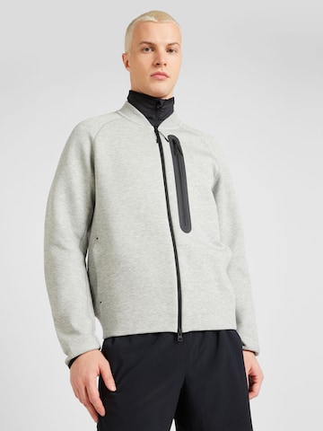 Giacca di felpa 'TCH FLC N98' di Nike Sportswear in grigio: frontale