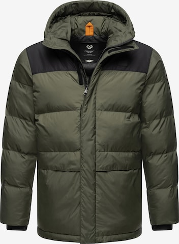 Giacca invernale 'Mikkesh' di Ragwear in verde: frontale