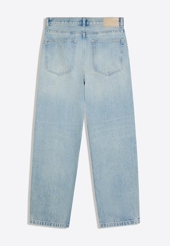 Bershka Loosefit Jeans in Blauw