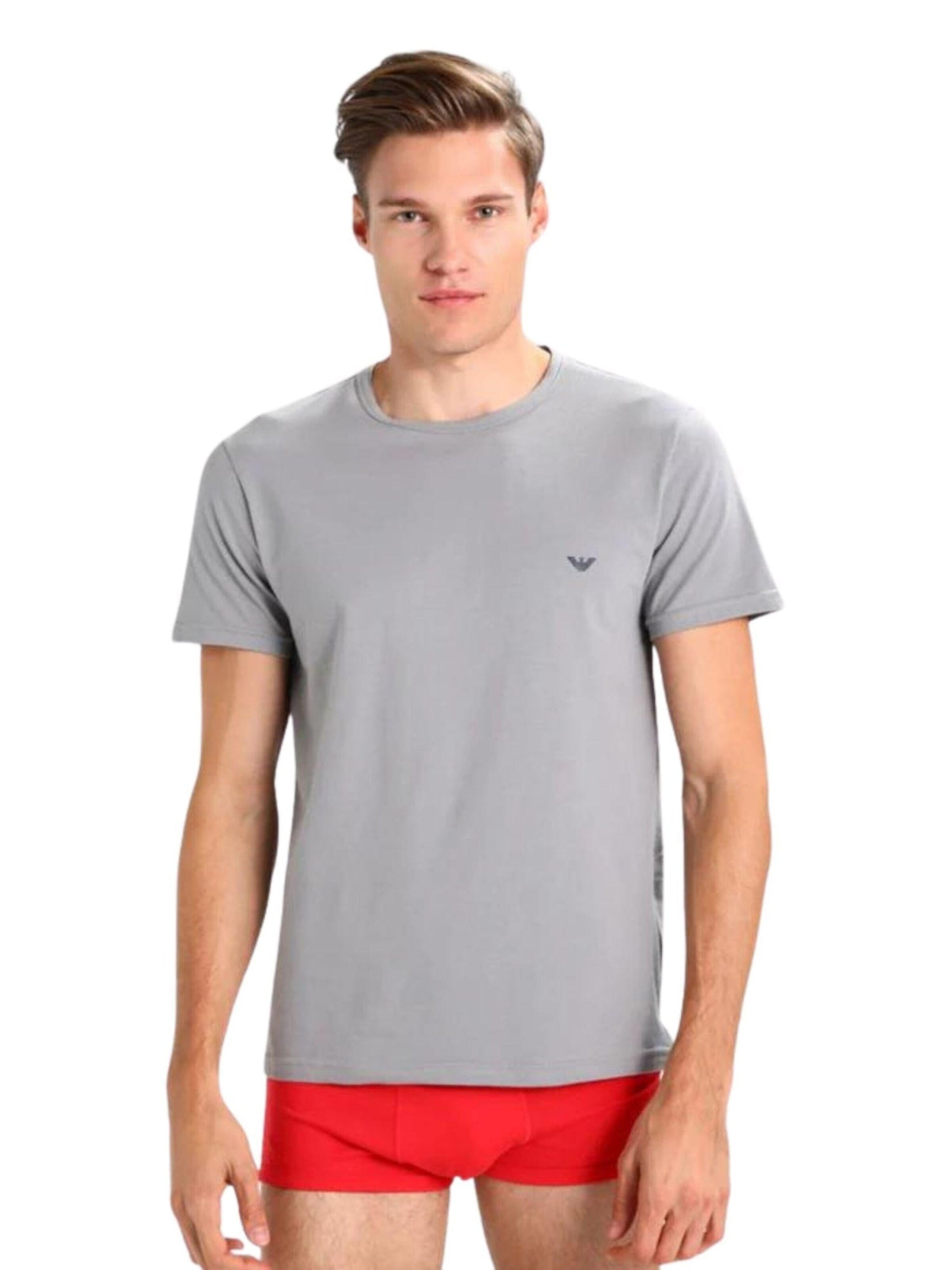 Emporio Armani Shirt 'Underwear 2-Pack T-Shirts' in Zwart
