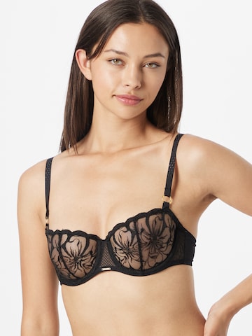 Chantelle Balconette Bra in Black: front