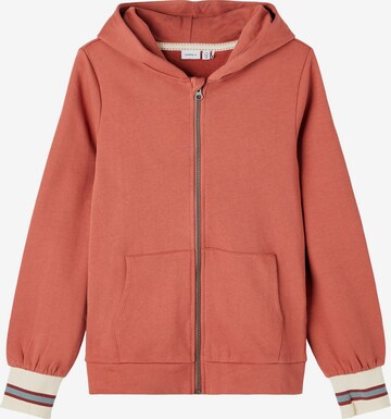 NAME IT Zip-Up Hoodie 'Nejia' in Red: front