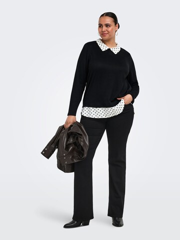 ONLY Carmakoma Top in Zwart: voorkant