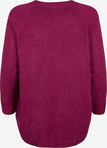 Pull-over 'CASUNNY' Zizzi en rose