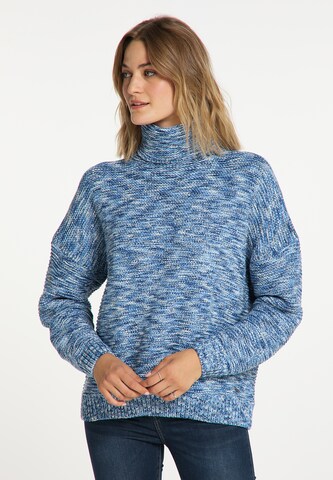 usha BLUE LABEL Sweater in Blue: front