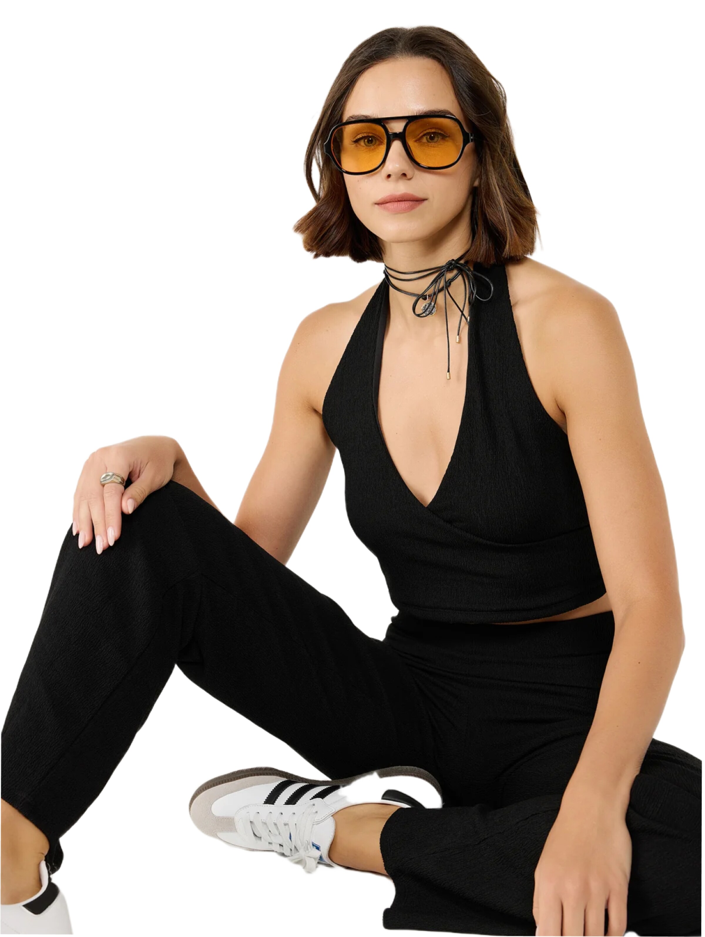 No Matter What Regular Broek in Zwart