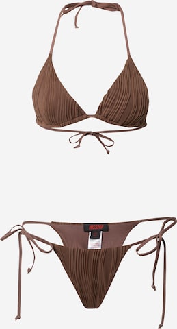 Bikini Misspap en marron : devant