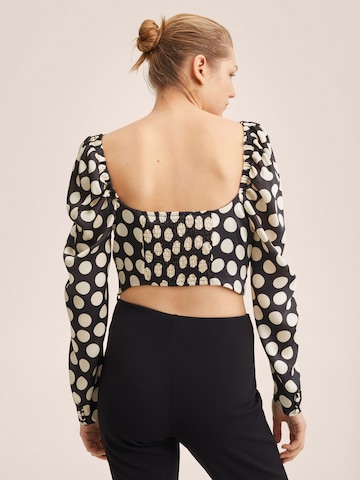 MANGO Blouse 'Giralda' in Zwart