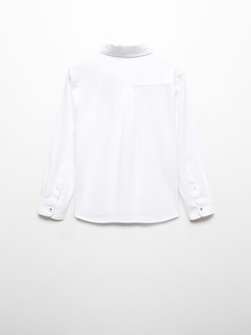 MANGO KIDS Regular fit Button Up Shirt in White