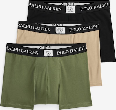 Boxer trumpikės iš Polo Ralph Lauren, spalva – smėlio spalva / alyvuogių spalva / juoda / balta, Prekių apžvalga