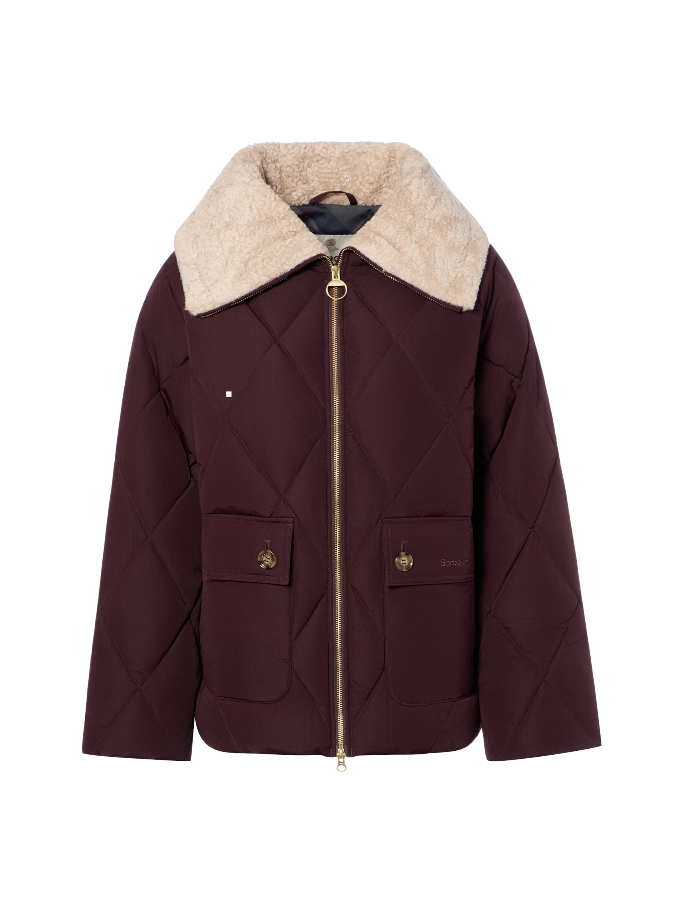 Veste mi-saison 'Eva' Barbour en violet : devant