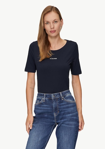 T-shirt s.Oliver en bleu : devant