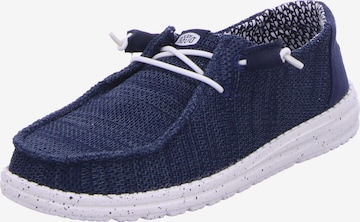 HEY DUDE Classic Flats 'Wendy Stretch Sox' in Blue: front